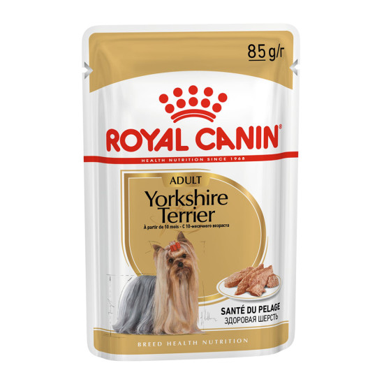 ROYAL CANIN - YORKSHIRE TERRIER Pouch Adult, 85гр ROYAL CANIN - YORKSHIRE TERRIER Pouch Adult, 85гр