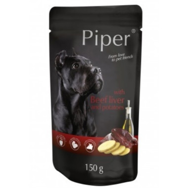 Piper пауч - премиум консервирана храна за кучета различни вкусове 150 гр