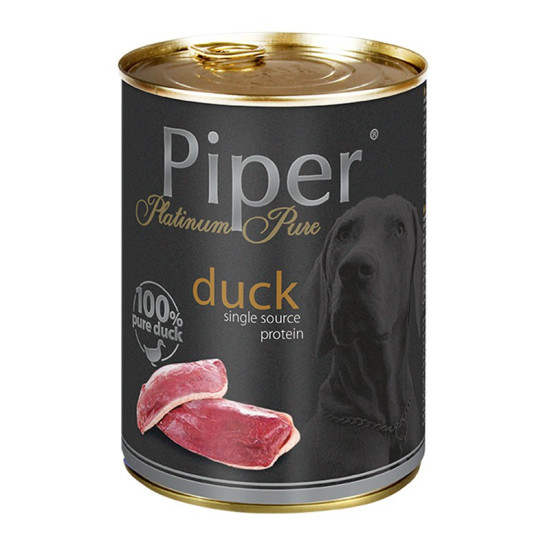 Piper - платинум консервирана храна за кучета различни вкусове 400 гр.