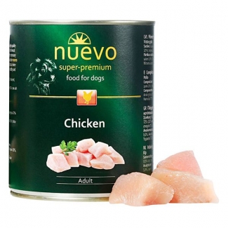 NUEVO super-premium консерва за кучета над 1 година, различни вкусове 800 гр