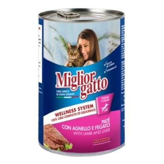 МИЛИОРГАТО консерва за котки различни вкусове  405 гр