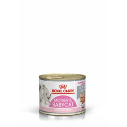 ROYAL CANIN - Mother & Babycat Ultra Soft Mousse, консерва за котки, 195 гр