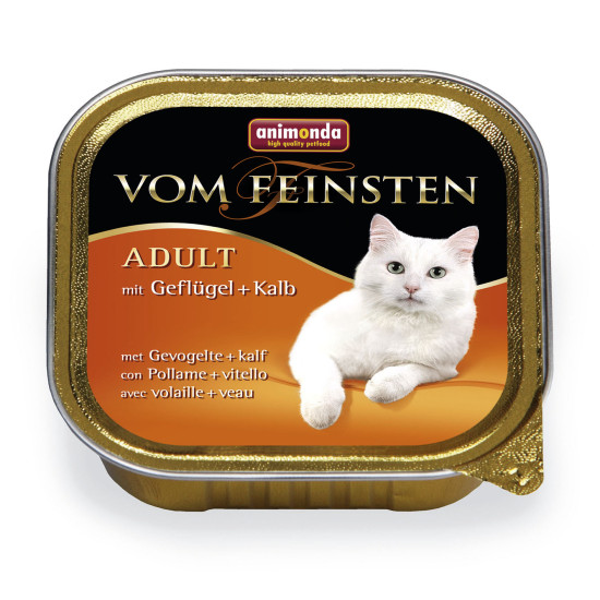 Vom Feinsten ADULT пастет за котки - различни вкусове 100 гр Vom Feinsten ADULT пастет за котки - различни вкусове 100 гр