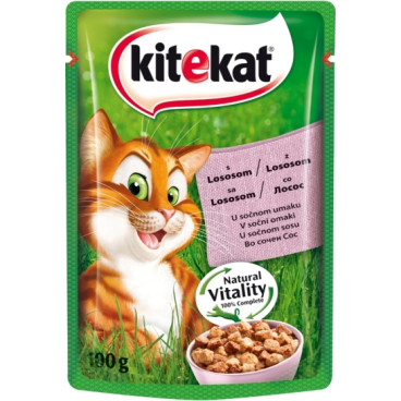 Kitekat пауч за котка различни вкусове 100 гр