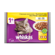 Whiskas пауч за котки различни вкусове 4*100 гр Whiskas пауч за котки различни вкусове 4*100 гр