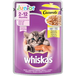 Whiskas Casserole пауч за котки различни вкусове 85 гр