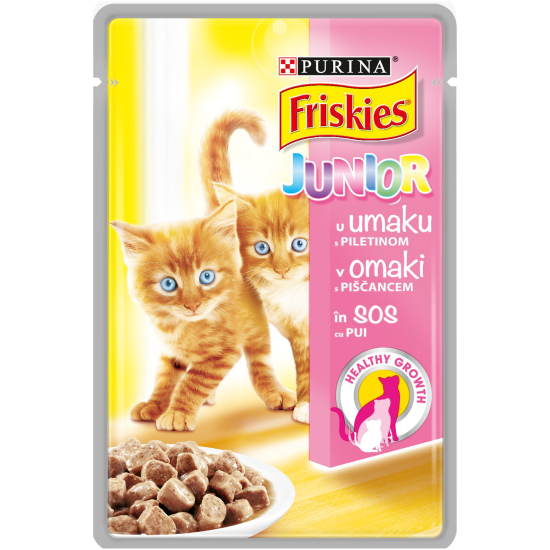Friskies пауч за котки Junior 85 гр. Friskies пауч за котки Junior 85 гр.