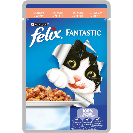 FELIX Fantastic пауч различни вкусове в желе 100гр. FELIX Fantastic пауч различни вкусове в желе 100гр.