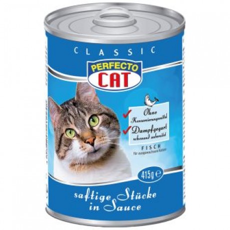 Perfecto Cat консерва за котка различни вкусове  400 гр