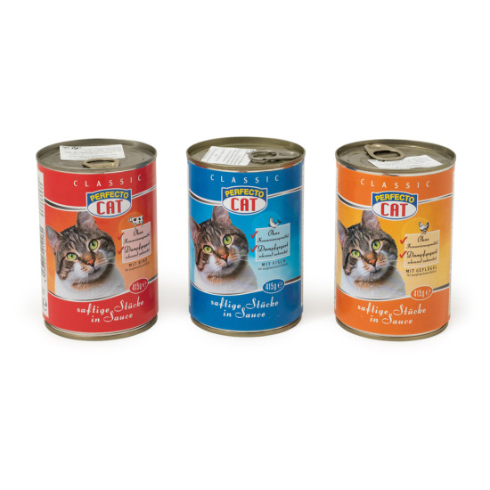 Perfecto Cat консерва за котка различни вкусове - икономик   400 гр