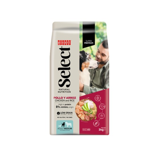 Select ADULT MEDIUM Пиле с ориз 12кг