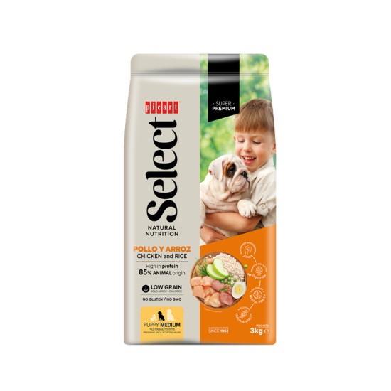 Select PUPPY MEDIUM Пиле с ориз, чувал от 12кг