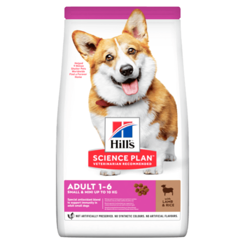 Hill’s Science Plan Adult Small & Mini с Агнешко и ориз, чувал от 6кг Hill’s Science Plan Adult Small & Mini с Агнешко и ориз, чувал от 6кг