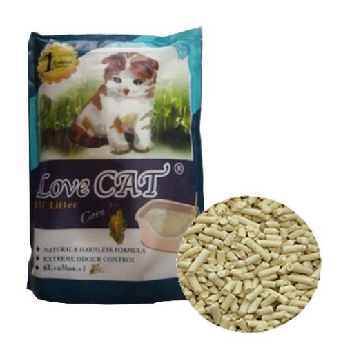 Котешка Тоалетна LOVE CAT LITTER - Царевица