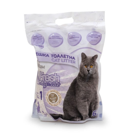 Соева котешка тоалетна Fresh с аромат на СОЯ Соева котешка тоалетна Fresh с аромат на СОЯ