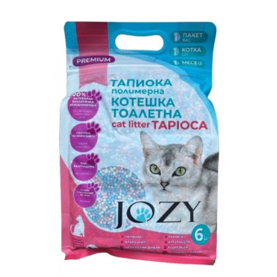 ТАПИОКА JOZY полимерна котешка тоалетна 6 л., 2.5 кг ТАПИОКА JOZY полимерна котешка тоалетна 6 л., 2.5 кг