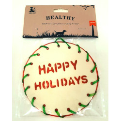 Коледно лакомство кожа КРЪГЧЕ HAPPY HOLIDAYS 11,5 см