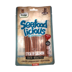 DENTALIGHT - Seafood Licious Premium Jerky STICK OF SALMON / СТИК СЬОМГА 70 g