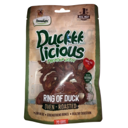 DENTALIGHT - Duckkk Licious Premium Jerky RING OF DUCK / РИНГЧЕТА ПАТЕШКО 70 g DENTALIGHT - Duckkk Licious Premium Jerky RING OF DUCK / РИНГЧЕТА ПАТЕШКО 70 g