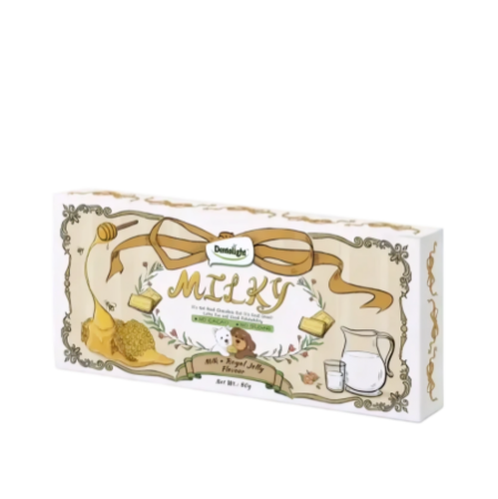 Лакомство DENTALIGHT MILKY Doggy Choco Bar с вкус на мляко и пчелно млечице 80 гр.
