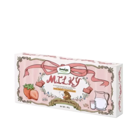 Лакомство DENTALIGHT MILKY Doggy Choco Bar с вкус на мляко и ягоди 80 гр. Лакомство DENTALIGHT MILKY Doggy Choco Bar с вкус на мляко и ягоди 80 гр.