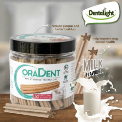 Дентално лакомство Oral Dent Milk МЛЯКО 30 бр., 6 см. Дентално лакомство Oral Dent Milk МЛЯКО 30 бр., 6 см.
