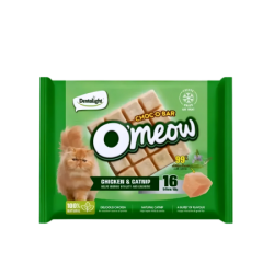 ЛИОФИЛИЗИРАНО лакомство КТ DENTALIGHT Omew Choc-O-Bar Freeze Dried, с вкус на пиле и валериана 10 гр. ЛИОФИЛИЗИРАНО лакомство КТ DENTALIGHT Omew Choc-O-Bar Freeze Dried, с вкус на пиле и валериана 10 гр.