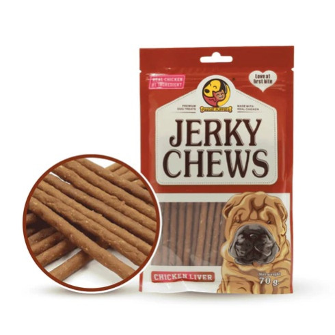 JERKY CHEWS, CHICKEN LIVER /пилешки дроб/ 70 гр.