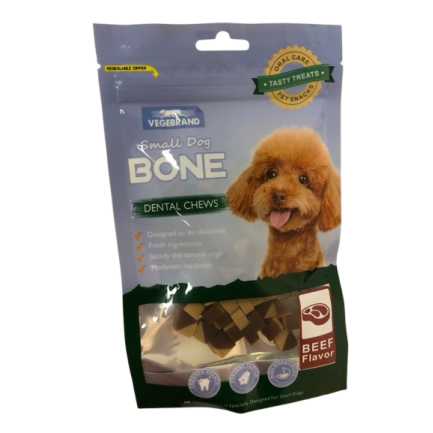 VEGEBRAND DENTAL CHEW BEEF FLAVOR /дентални кубчета с вкус на телешко/ 100 гр.