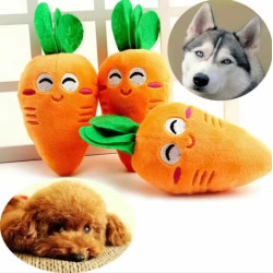 Играчка за куче - морков плюш
