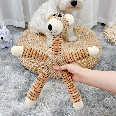 Играчка за куче - Дългокрачко плюш (куче, слон, прасе) със звук
