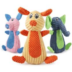Играчка за куче - Плюшко (слон, прасе, куче) със звук