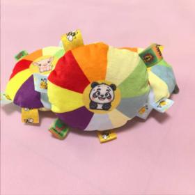 Играчка за куче - цветна поничка плюш Ф 12.5 см