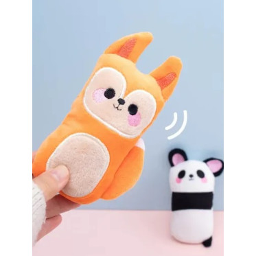 Играчка за куче - КУЧЕНЦА със звук, плюш 15 см 