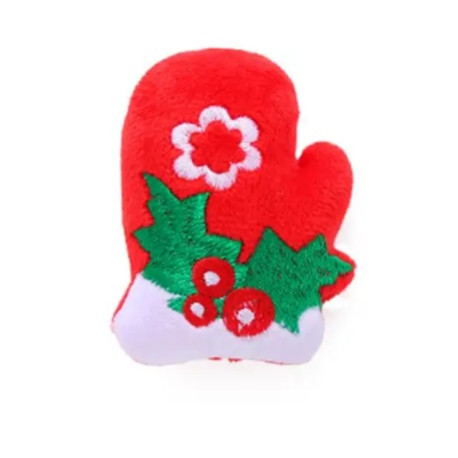 Играчка за коте - Коледна ръкавичка
