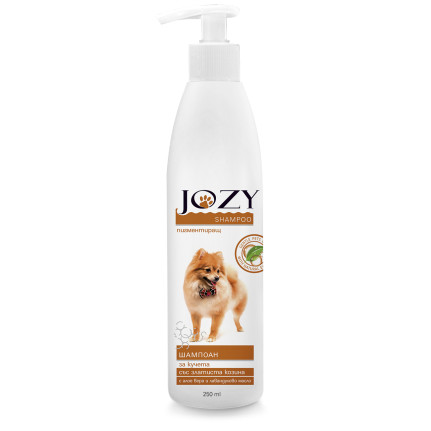 Шампоан JOZY - пигментиращ за кучета  със златиста козина с алое вера и лавандулово масло 250 мл