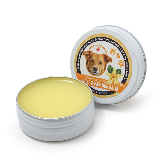 Балсам за нослета и лапички AROMA GROOM, с аромат на ванилов сладолед 30 гр