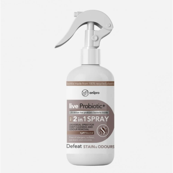 Спрей Anipro Stain and Odour Remover PROBIOTIC за петна и миризми 500 мл.