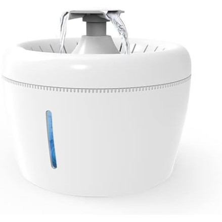 Фонтан за вода APPLE с LED лампа 2500 мл Фонтан за вода APPLE с LED лампа 2500 мл