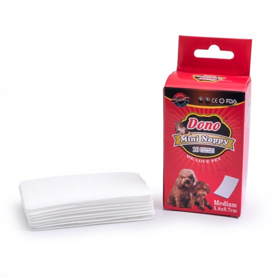 Подложка за предпазни гащи DONO Mini Nappy M, 5,8 см./9,7 см., 10 бр./пак. Подложка за предпазни гащи DONO Mini Nappy M, 5,8 см./9,7 см., 10 бр./пак.