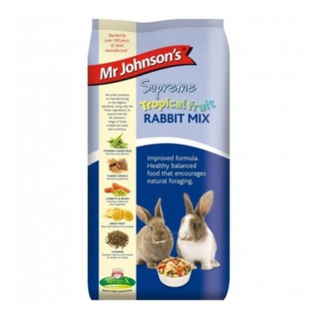 Храна за зайци с тропически плодове - Mr. Johnsons 15кг - 114.75лв /храна за едри гризачи / Храна за зайци с тропически плодове - Mr. Johnsons 15кг - 114.75лв /храна за едри гризачи /