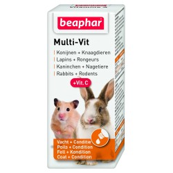 Мултивитамини + вит С за дребни гризачи Биафар ,20мл Мултивитамини + вит С за дребни гризачи Биафар ,20мл