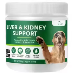 Хранителна добавка за подпомагане на чернодробната и бъбречна функция LIVER AND KIDNEY SUPPORT 120 бр. 300 гр.