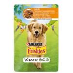 Friskies пауч за кучета различни вкусове 100 гр.