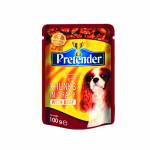 PRETENDER - пауч за куче различни вкусове хапки в сос 100 гр