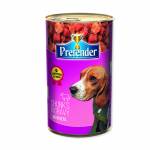 PRETENDER - консерва за куче различни вкусове  хапки в сос 1250 гр