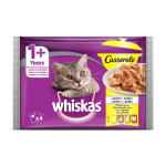 Whiskas Casserole пауч за котки различни вкусове 4*85 гр