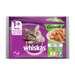 Whiskas Casserole пауч за котки различни вкусове 4*85 гр