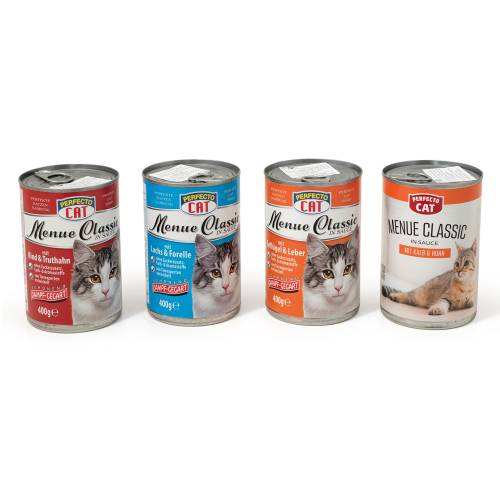 Perfecto Cat консерва за котка различни вкусове  400 гр