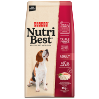 NutriBest Adult Пилешко и ориз, чувал от 15кг, цена за чувал 78.00лв. /1кг-5.20лв./